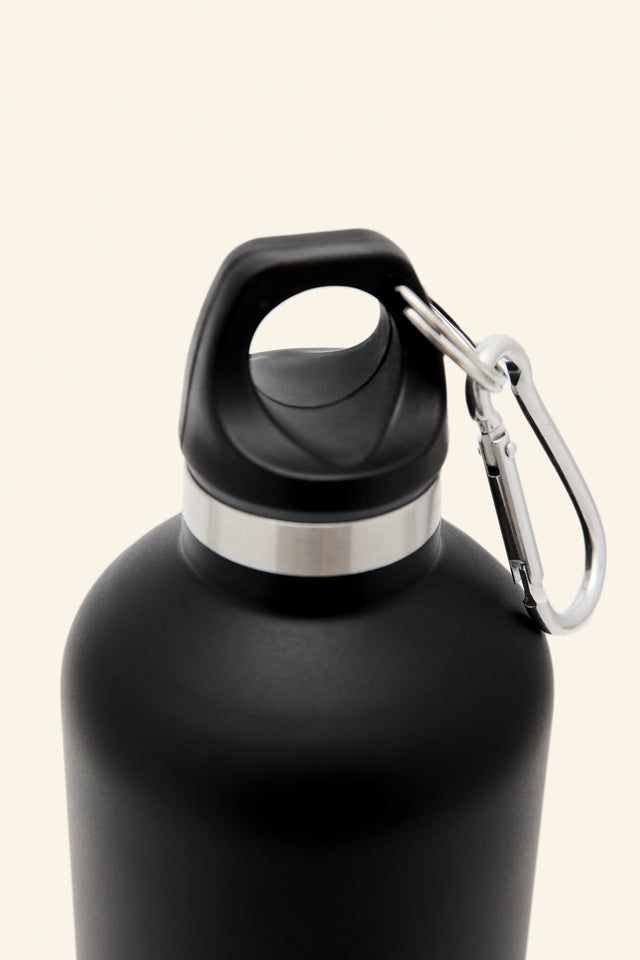 Botella Acero Inoxidable Negra