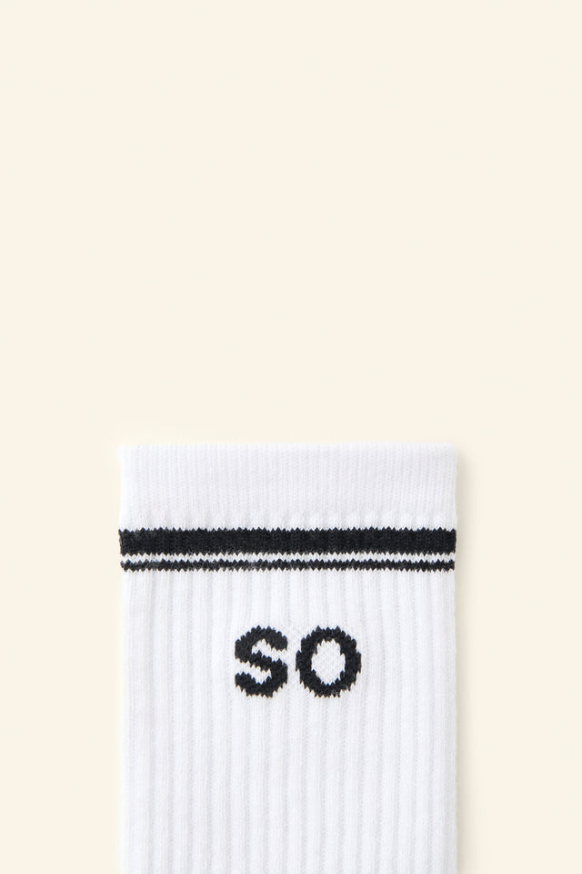 Calcetín Unisex Blanco