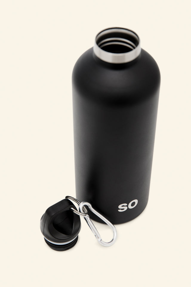 Botella Acero Inoxidable Negra