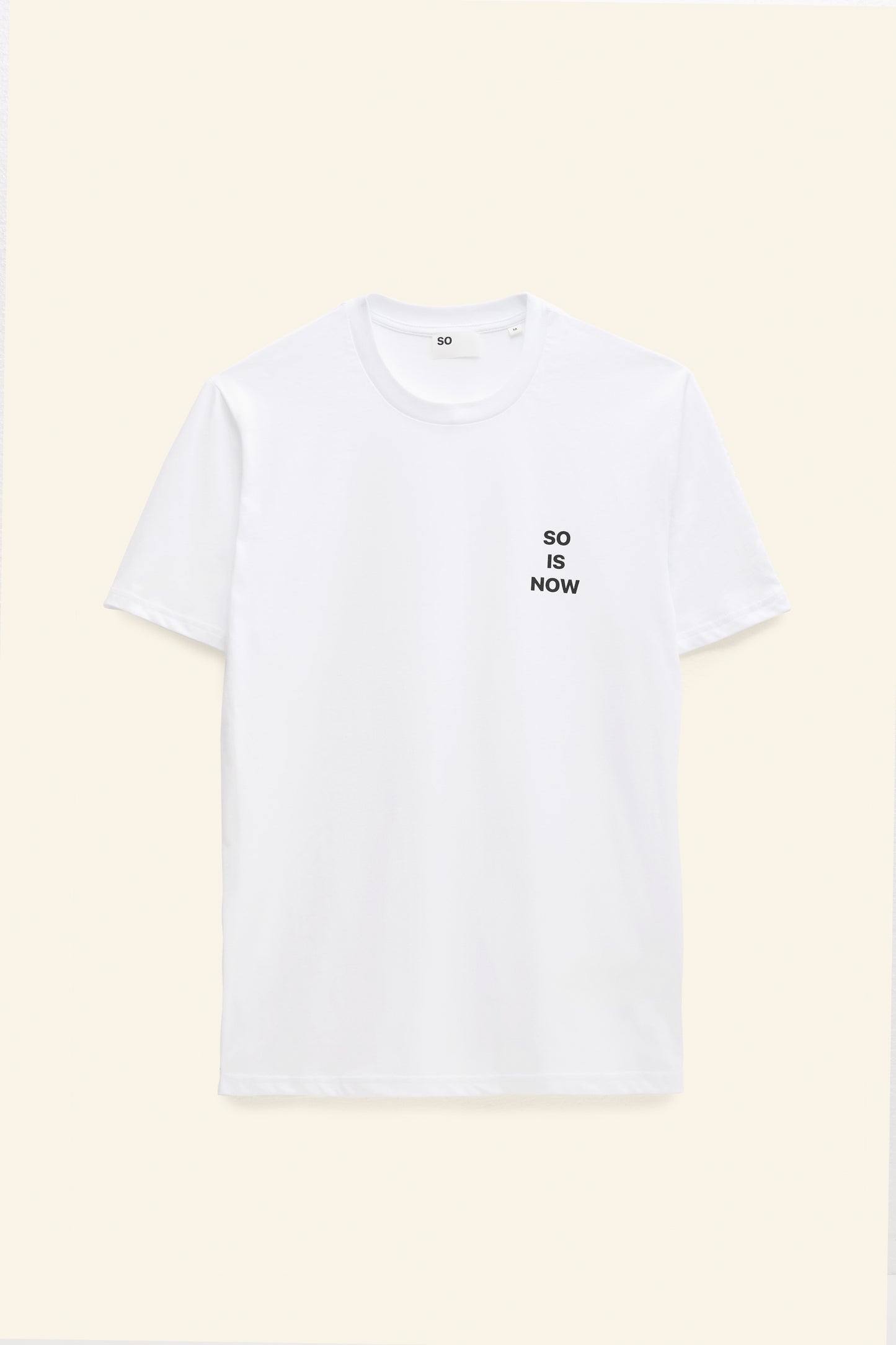 Camiseta SO IS NOW