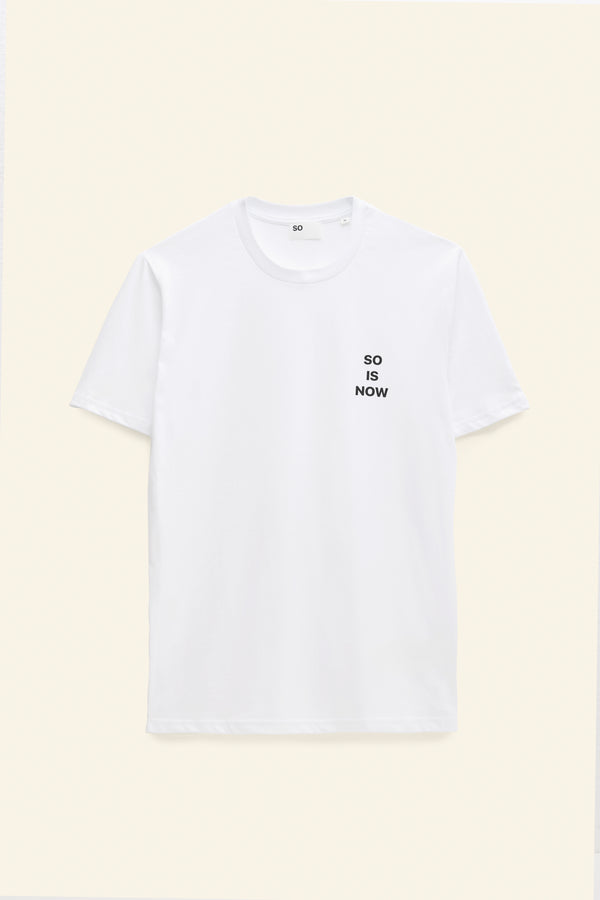 Camiseta SO IS NOW