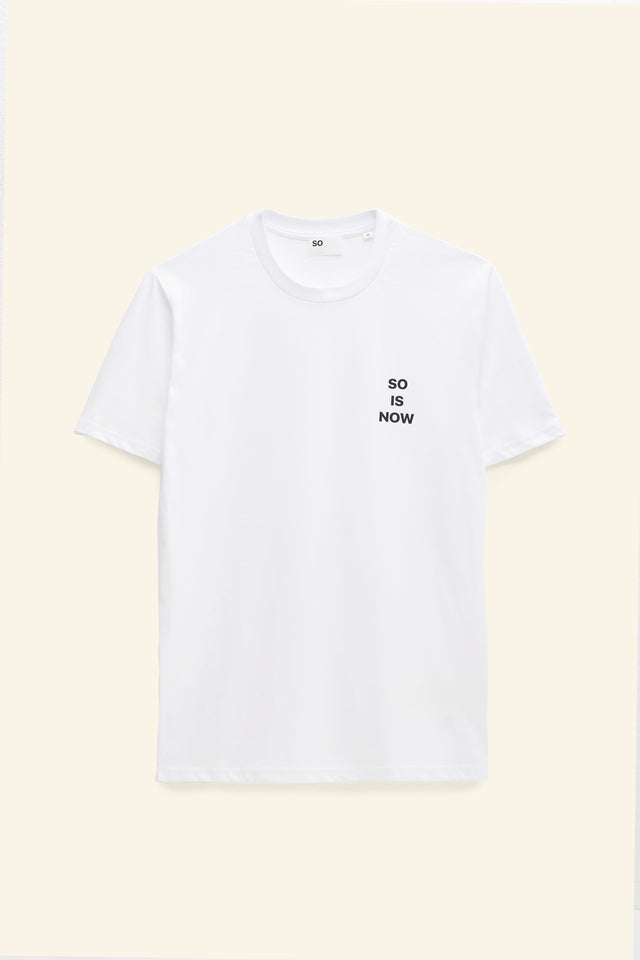 Camiseta SO IS NOW