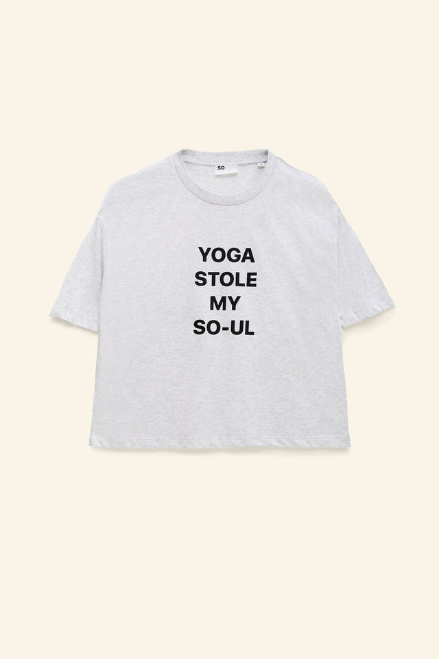 Camiseta YOGA STOLE MY SOUL