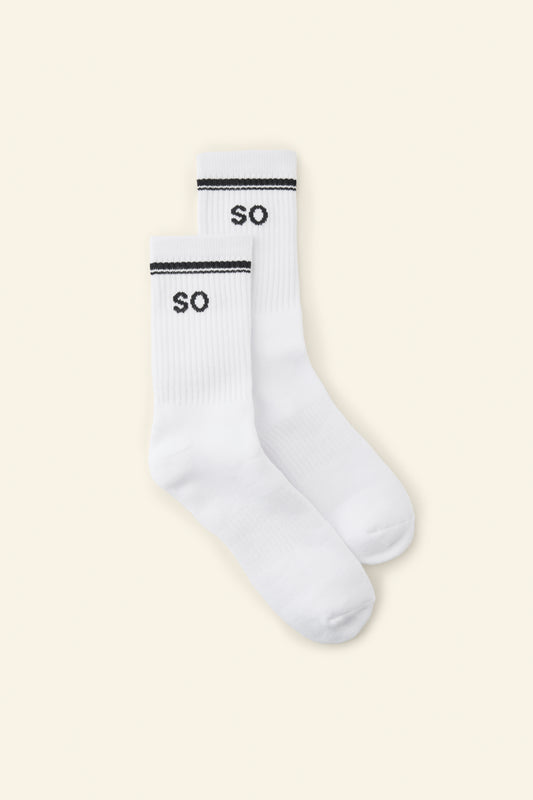 Calcetín Unisex Blanco