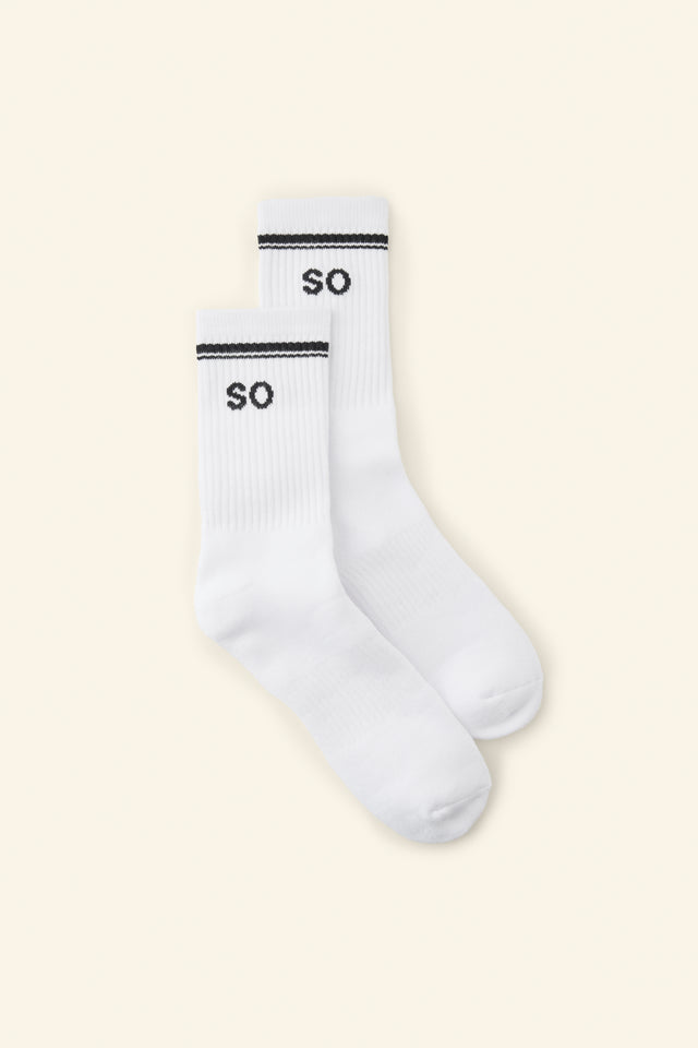 Calcetín Unisex Blanco