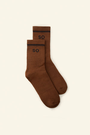 Calcetín Unisex Espresso